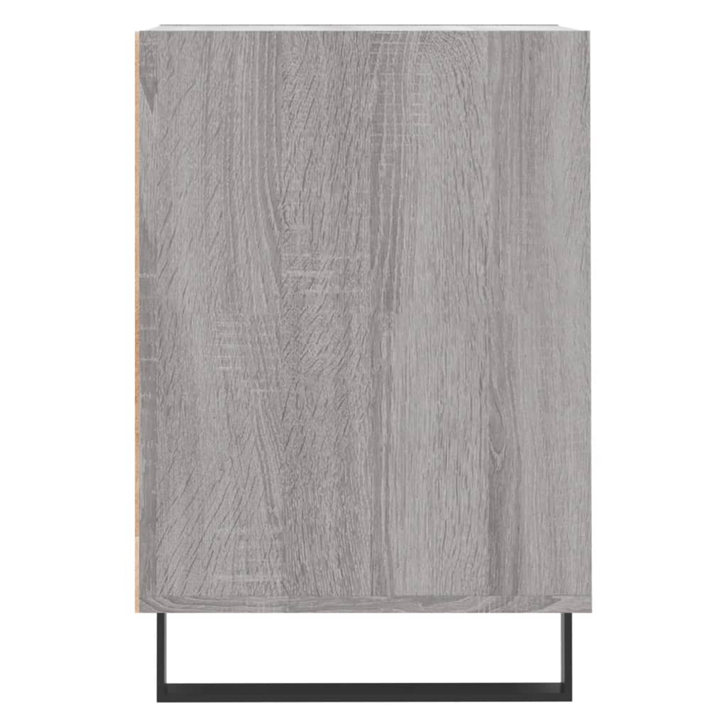 Stijlvol TV-meubel van 160x35x55 cm in bewerkt hout met trendy grijze Sonoma eiken kleur Tv-meubels | Creëer jouw Trendy Thuis | Gratis bezorgd & Retour | Trendy.nl