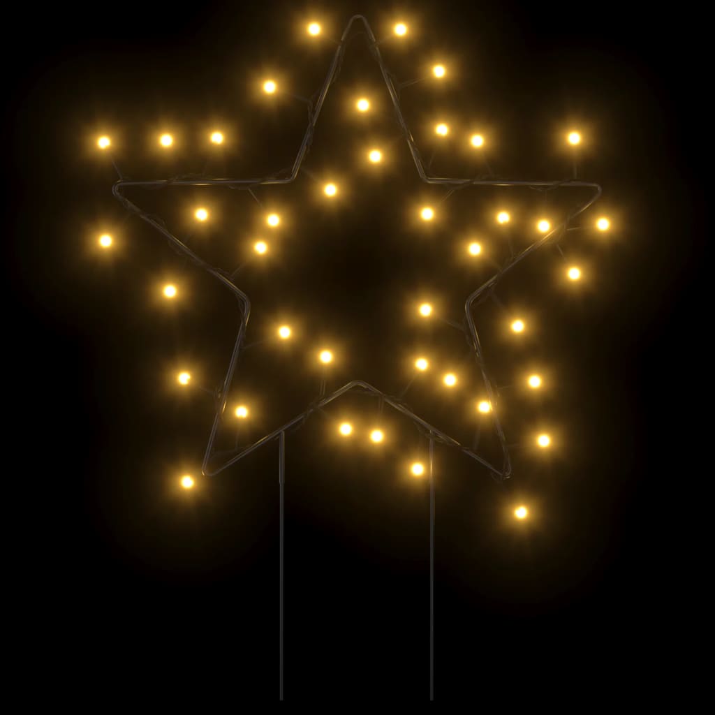 Kerstverlichting ster 3 st met grondpinnen 50 LED's 29 cm Kerstverlichting | Creëer jouw Trendy Thuis | Gratis bezorgd & Retour | Trendy.nl