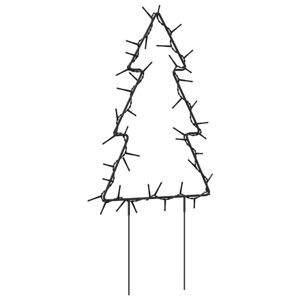 Kerstverlichting kerstboom 3 st met grondpinnen 50 LED's 30 cm Kerstverlichting | Creëer jouw Trendy Thuis | Gratis bezorgd & Retour | Trendy.nl