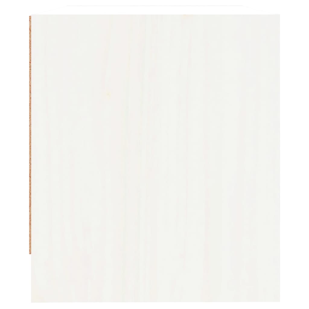 Nachtkastjes 2 st 40x31x35,5 cm massief grenenhout wit Nachtkastjes | Creëer jouw Trendy Thuis | Gratis bezorgd & Retour | Trendy.nl