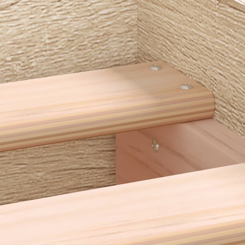 Bedframe bewerkt hout sonoma eikenkleurig 90x190 cm Bedden & bedframes | Creëer jouw Trendy Thuis | Gratis bezorgd & Retour | Trendy.nl