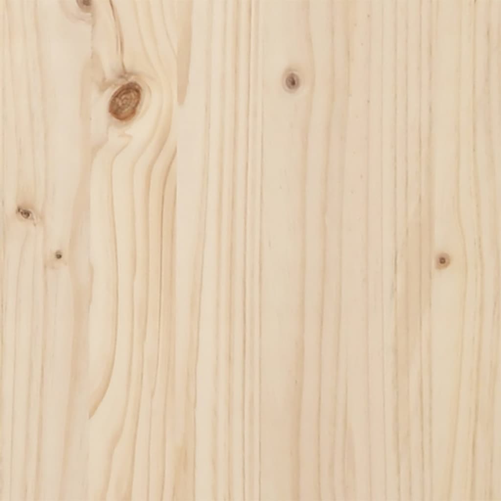 Halbankje 60x28x45 cm massief grenenhout