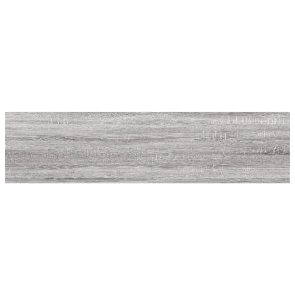 Wandschappen 8 st 40x10x1,5 cm bewerkt hout grijs sonoma eiken Boekenkasten & wandplanken | Creëer jouw Trendy Thuis | Gratis bezorgd & Retour | Trendy.nl