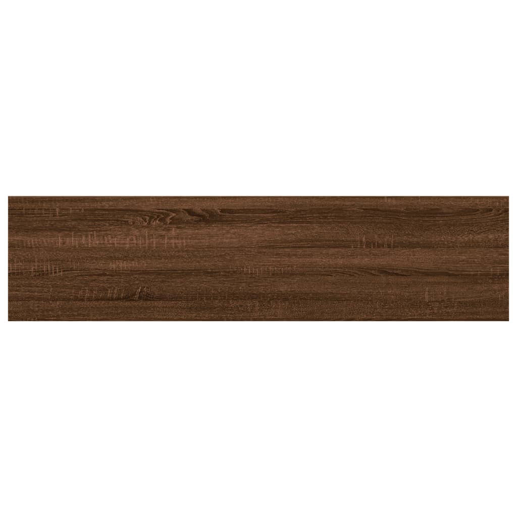 Wandschappen 4 st 40x10x1,5 cm bewerkt hout bruineikenkleurig Boekenkasten & wandplanken | Creëer jouw Trendy Thuis | Gratis bezorgd & Retour | Trendy.nl