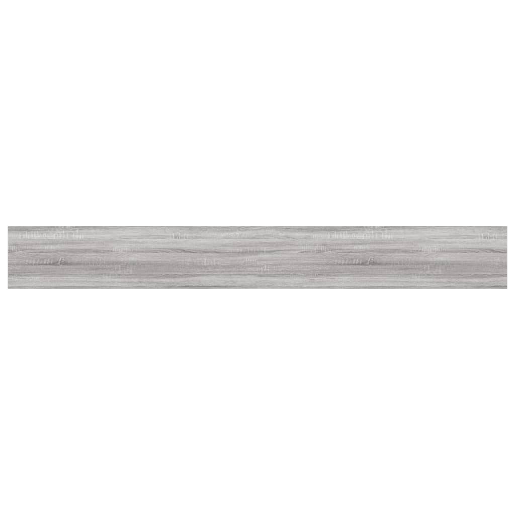 Wandschappen 4 st 80x10x1,5 cm bewerkt hout grijs sonoma eiken Boekenkasten & wandplanken | Creëer jouw Trendy Thuis | Gratis bezorgd & Retour | Trendy.nl