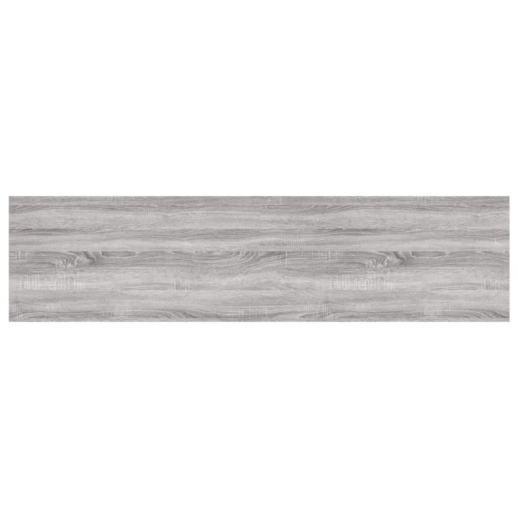 Wandschappen 4 st 80x20x1,5 cm bewerkt hout grijs sonoma eiken Boekenkasten & wandplanken | Creëer jouw Trendy Thuis | Gratis bezorgd & Retour | Trendy.nl