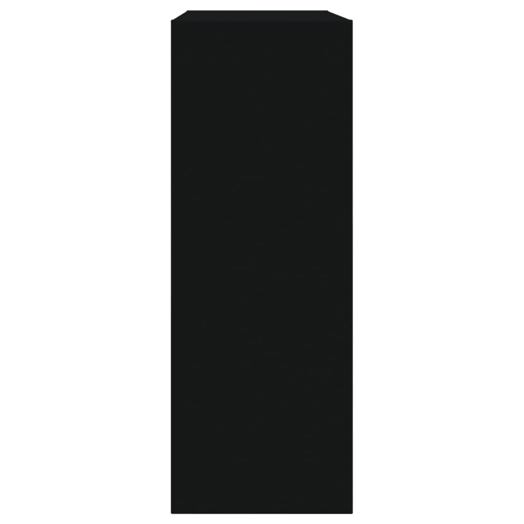 Schoenenkast 60x21x57 cm bewerkt hout zwart Schoenenrekken | Creëer jouw Trendy Thuis | Gratis bezorgd & Retour | Trendy.nl