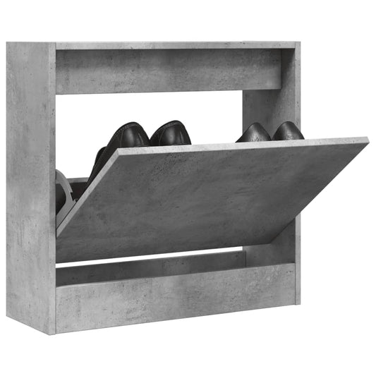 Schoenenkast 60x21x57 cm bewerkt hout betongrijs Schoenenrekken | Creëer jouw Trendy Thuis | Gratis bezorgd & Retour | Trendy.nl