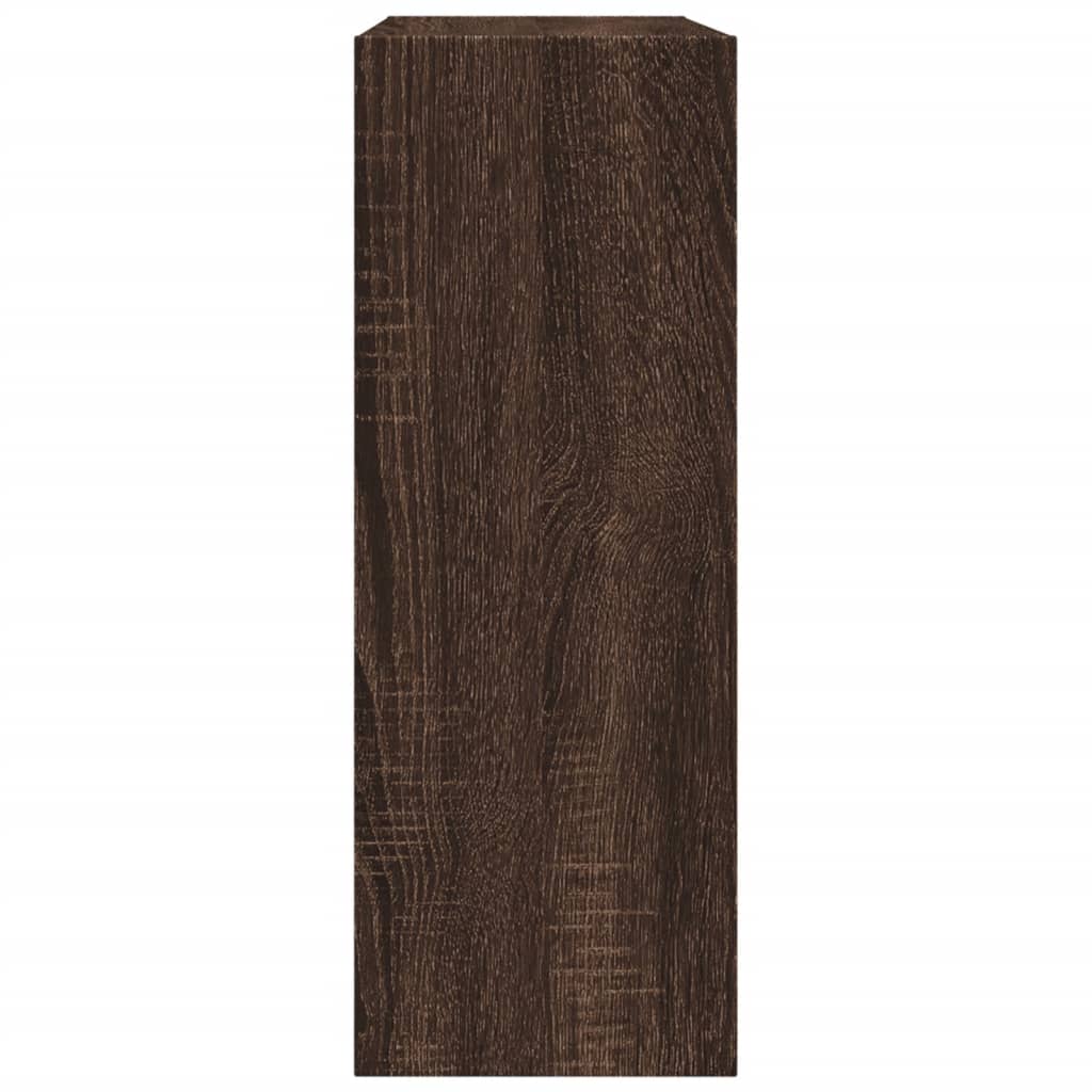 Schoenenkast 60x21x57 cm bewerkt hout bruineikenkleurig Schoenenrekken | Creëer jouw Trendy Thuis | Gratis bezorgd & Retour | Trendy.nl