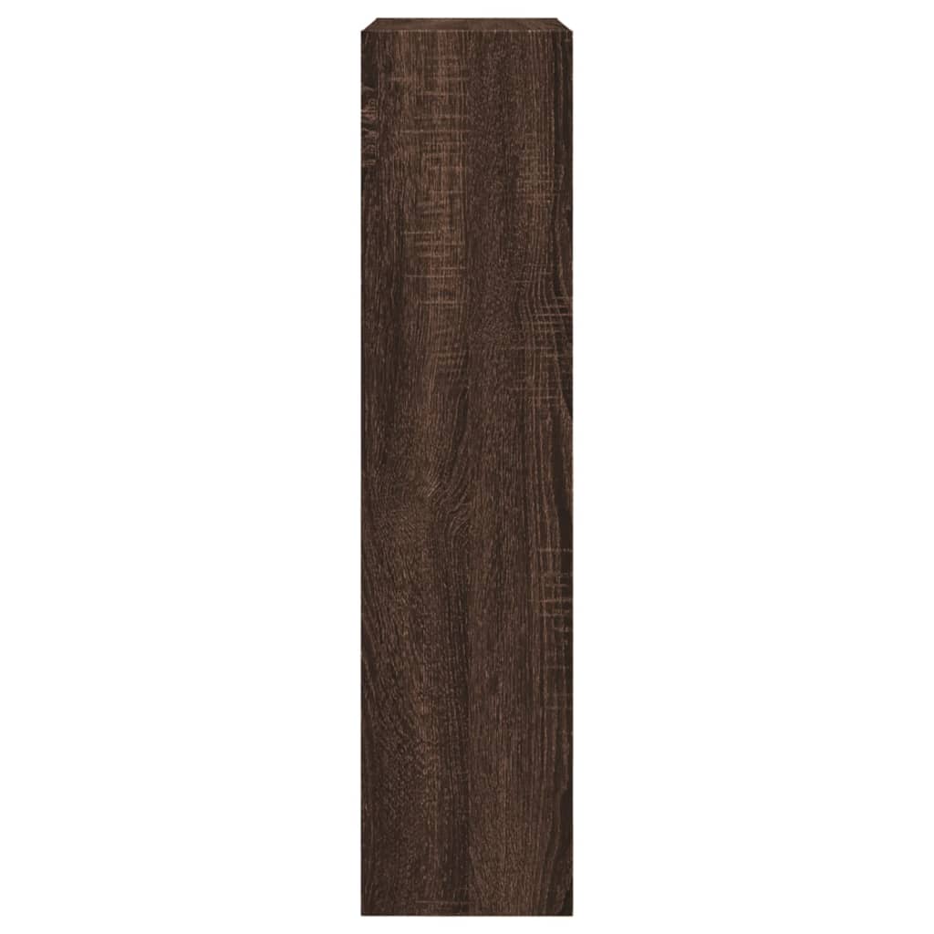 Schoenenkast 60x21x87,5 cm bewerkt hout bruineikenkleurig Schoenenrekken | Creëer jouw Trendy Thuis | Gratis bezorgd & Retour | Trendy.nl