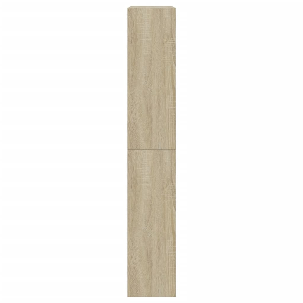 Schoenenkast 60x21x125,5 cm bewerkt hout sonoma eikenkleurig Schoenenrekken | Creëer jouw Trendy Thuis | Gratis bezorgd & Retour | Trendy.nl