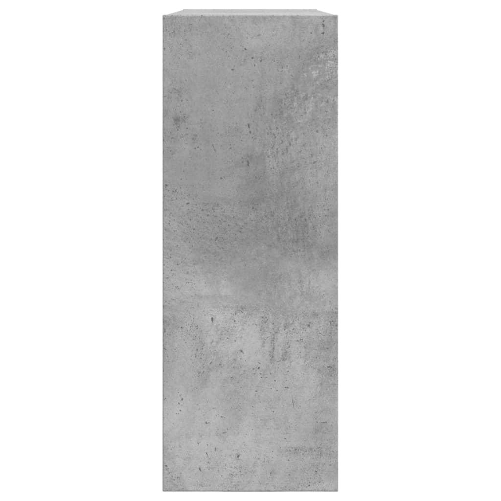 Schoenenkast 80x21x57 cm bewerkt hout betongrijs Schoenenrekken | Creëer jouw Trendy Thuis | Gratis bezorgd & Retour | Trendy.nl