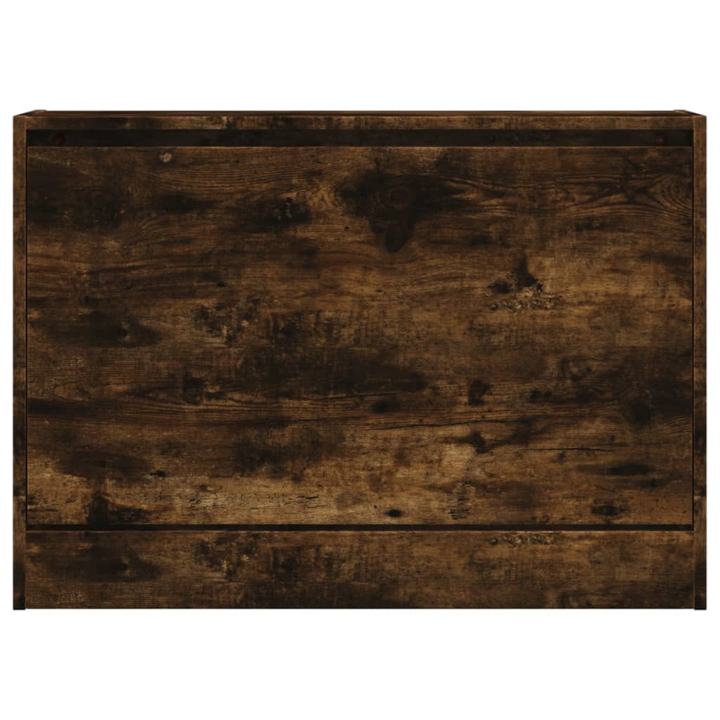 Schoenenkast 80x21x57 cm bewerkt hout gerookt eikenkleurig Schoenenrekken | Creëer jouw Trendy Thuis | Gratis bezorgd & Retour | Trendy.nl