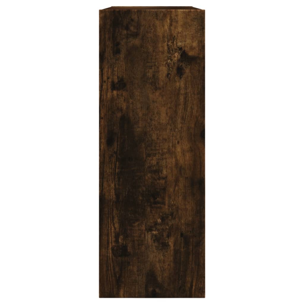 Schoenenkast 80x21x57 cm bewerkt hout gerookt eikenkleurig Schoenenrekken | Creëer jouw Trendy Thuis | Gratis bezorgd & Retour | Trendy.nl