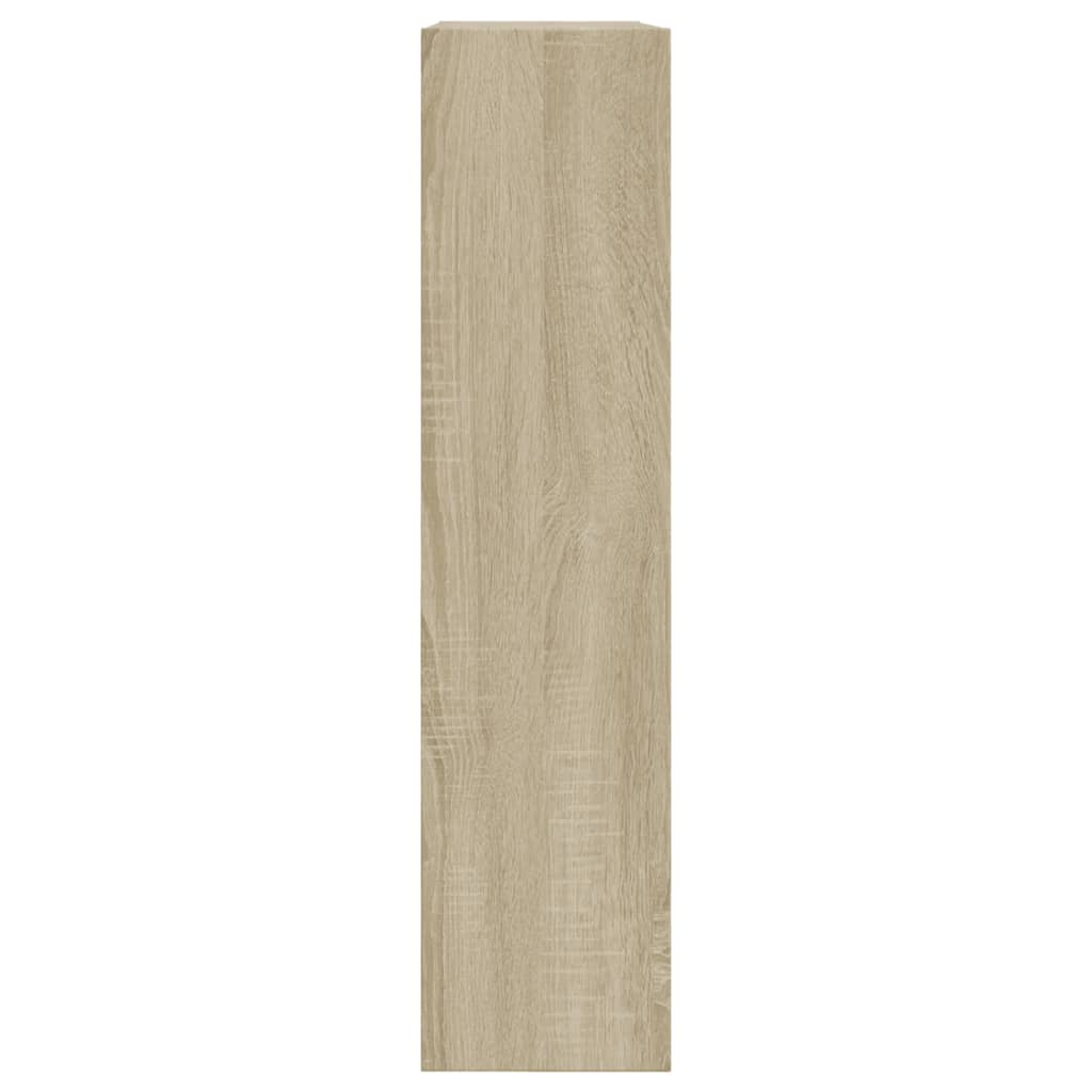 Schoenenkast 80x21x87,5 cm bewerkt hout sonoma eikenkleurig Schoenenrekken | Creëer jouw Trendy Thuis | Gratis bezorgd & Retour | Trendy.nl